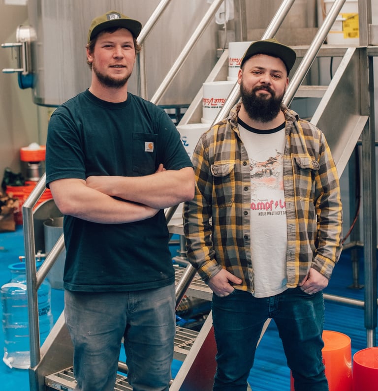Door County Brewing Co. Head Brewer Danny McMahon and Assistant Head Brewer Kyle Gregorash Talk Clawhammer Pilsner
