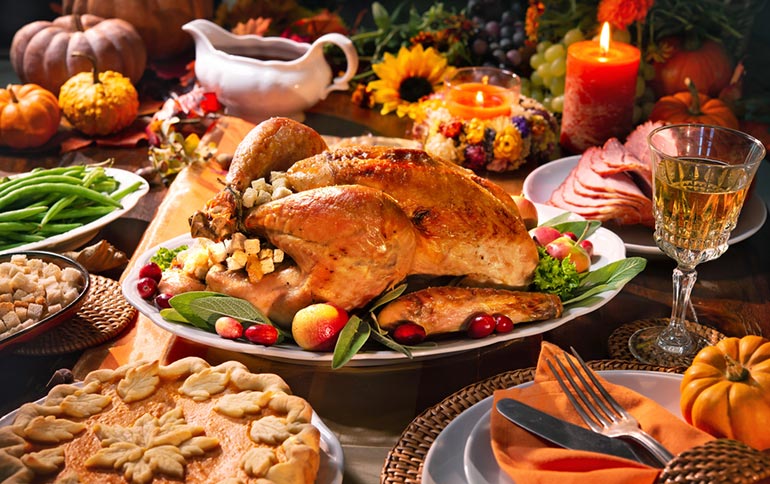 thanksgiving turkey with herb butter