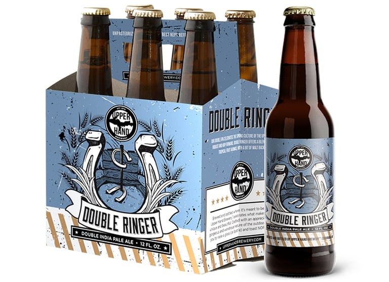 Double Ringer Upper Hand Beer