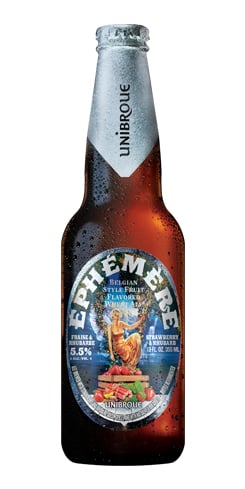 Éphémère Strawberry & Rhubarb by Unibroue
