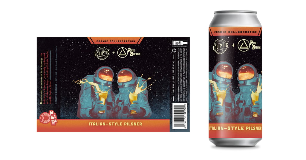 Ecliptic Brewing and Ruse Brewing Collaborate on Italian-Style Pilsner