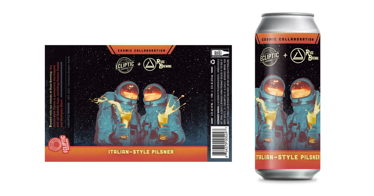 Ecliptic Brewing and Ruse Brewing Collaborate on Italian-Style Pilsner