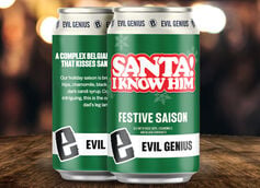 Evil Genius Beer Co. Releases Festive Santa Saison