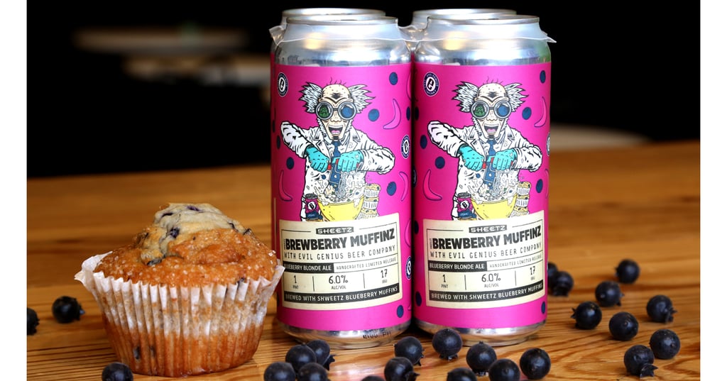 Evil Genius Beer Co. Debuts Blueberry Muffin Beer