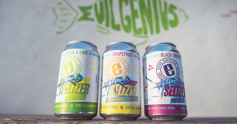 Evil Genius Beer Co. Introduces Hard Seltzer Line