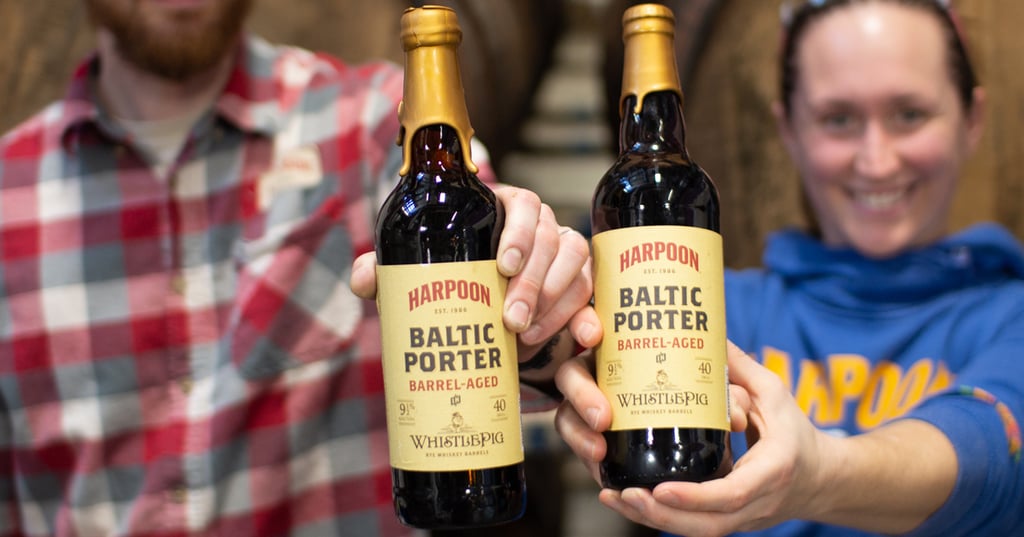 Harpoon Brewery Collaborates with WhistlePig to Create Barrel-Aged Baltic Porter