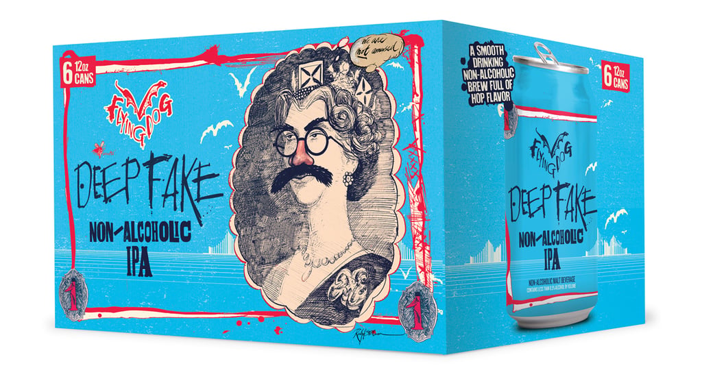 Flying Dog Brewery's Deepfake Non-Alcoholic IPA Joins Year-Round Lineup