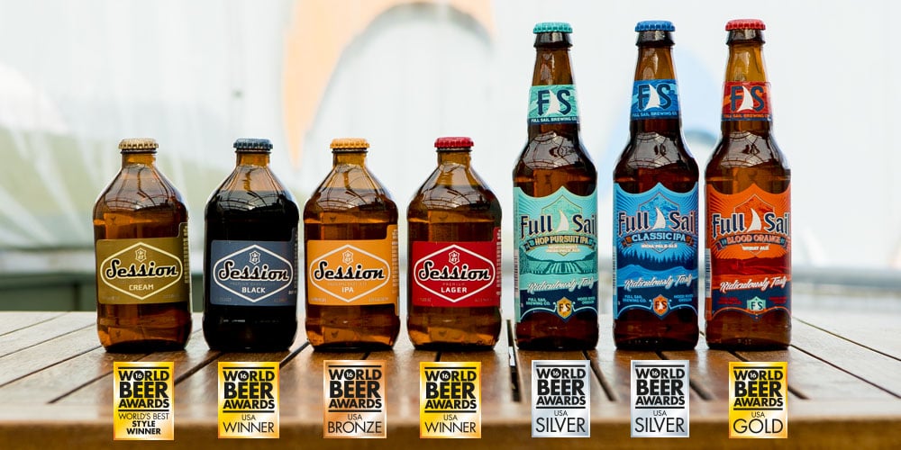 Full Sail and Session Win Seven World Beer Awards
