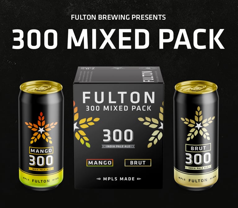 Fulton Brewing Announces Two New Variants of 300 IPA in 300 Mixed Pack