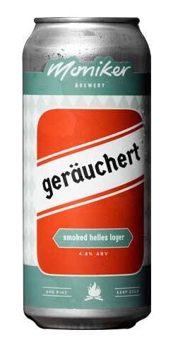 Geräuchert Smoked Helles Lager Moniker Brewery