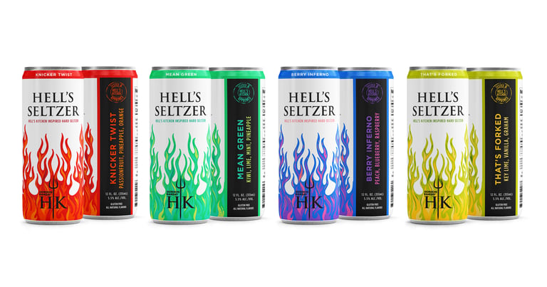 Chef Gordon Ramsay Launches Hell’s Hard Seltzer