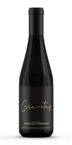 Gravitas NA Bourbon Barrel-Aged Stout (2021) Bravus Brewing Co.