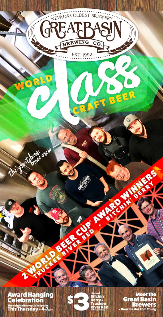 Great Basin Brewing Celebrates Two World Beer Cup Bronze Medals