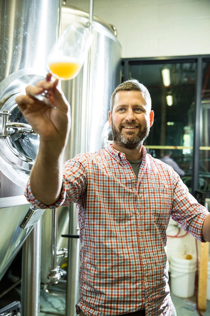 Threes Brewing Head Brewer Greg Doroski - Photo by Matt Furman