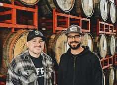 Eric Bell (left) and Nate Froehlich (right) of Heathen Brewing Nate Froehlich Heathen head brewer