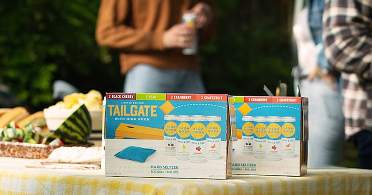 High Noon Hard Seltzer Releases Tailgate Pack In Time for Football Season