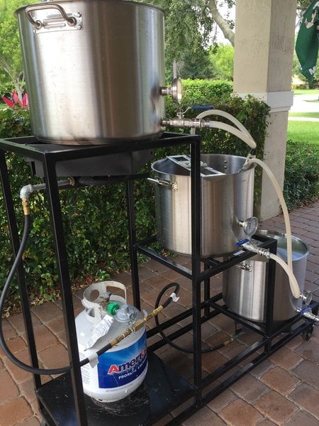 Photo Credit: Brandon Fields Miami Dolphins Punter Brandon Fields Beer Brewing Setup