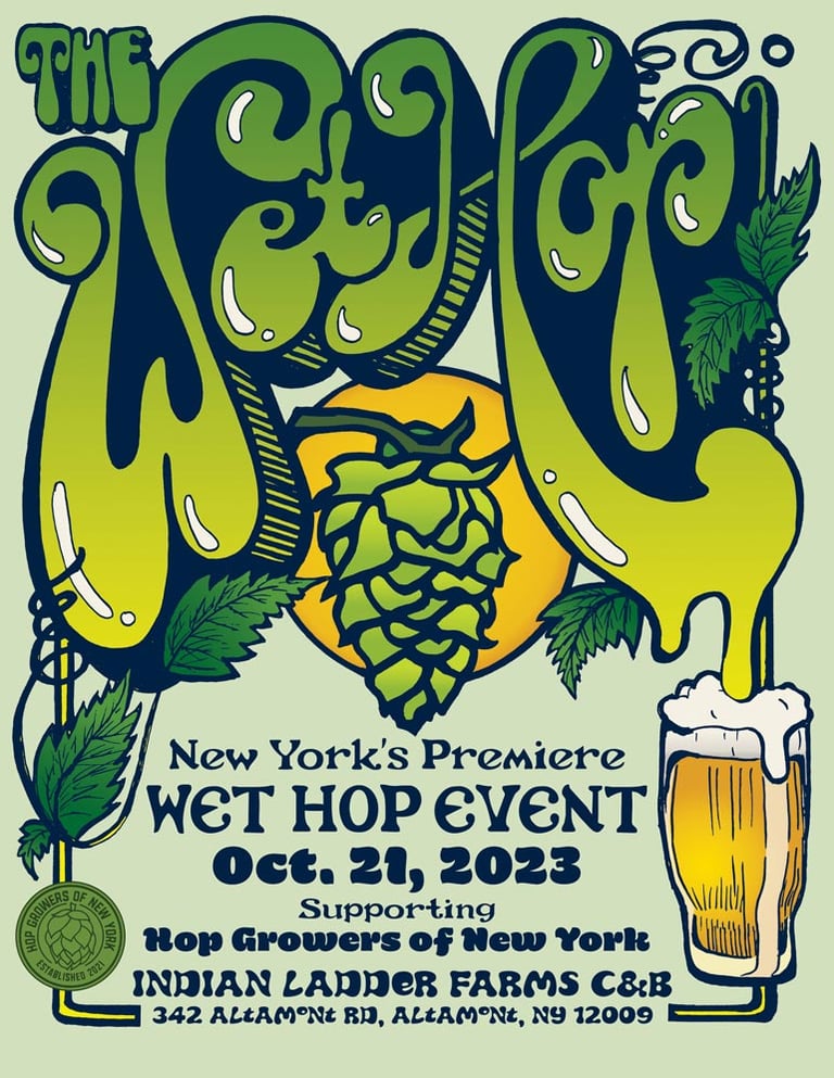 Indian Ladder Farms Cidery & Brewery to Host New York’s First Wet Hop Festival in Collaboration with Hop Growers of New York