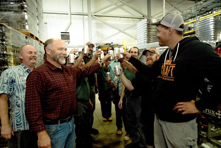 Jim Kelter (front left)