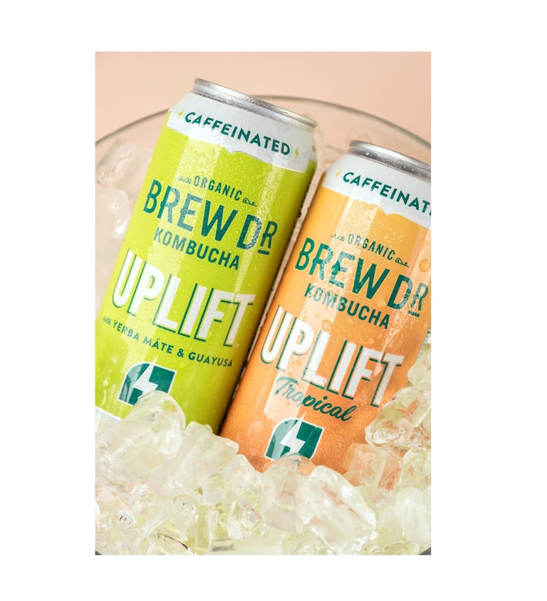 Brew Dr. Kombucha Announces Tropical Uplift Caffeinated Kombucha