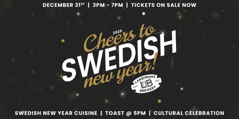 Lakefront Brewery Welcomes Local Swedish Community For New Year's Eve Event
