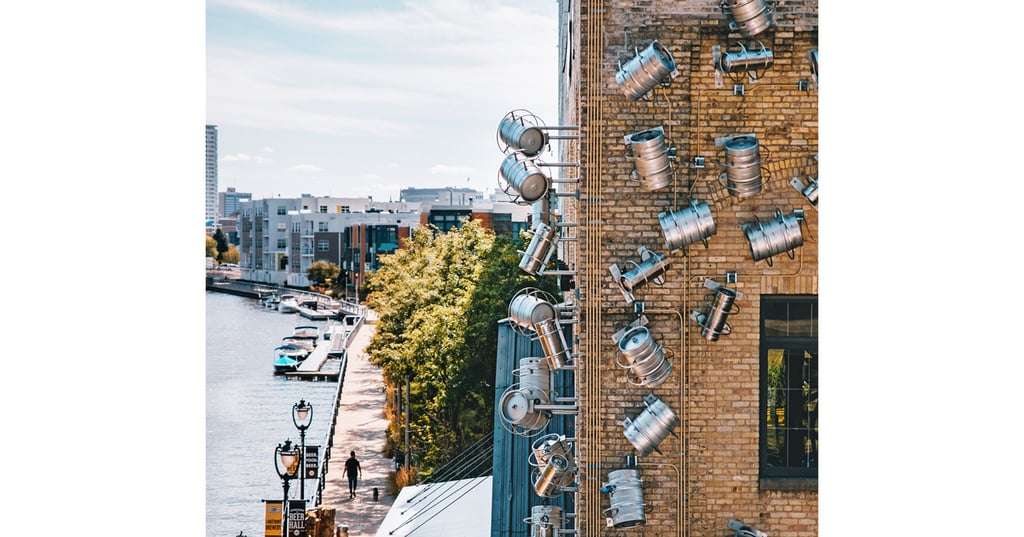 Lakefront Brewery Unveils Kegnado Public Art Installation