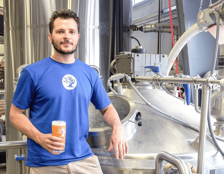 Nate Lanier of Tree House Brewing: "We really are living the dream." (Photo Credit: Lauren Lanier)