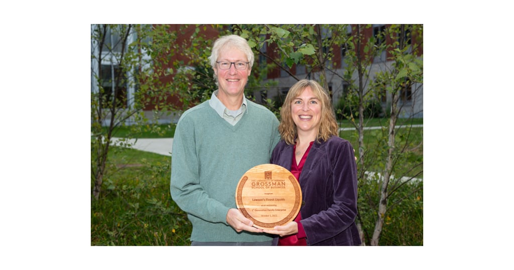 Lawson’s Finest Liquids Named “First-Generation Family Enterprise” Award-Winner by University of Vermont