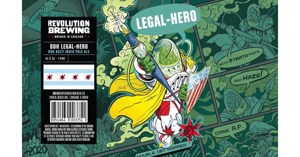 Revolution Brewing Debuts Legal-Hero Hazy IPA