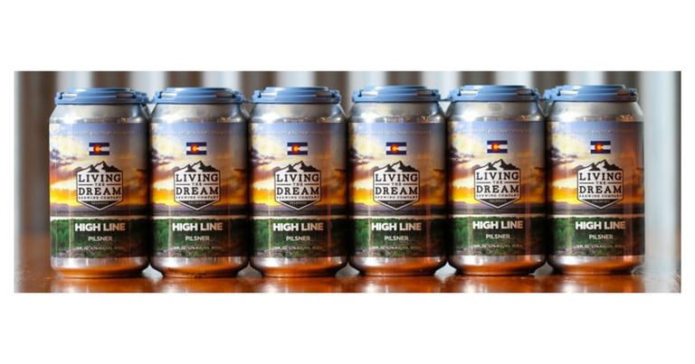 Living The Dream Brewing High Line Pilsner Releases in Cans