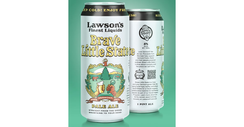 Lawson’s Finest Liquids Introduces Brave Little State Pale Ale in Collaboration with Vermont Public Radio