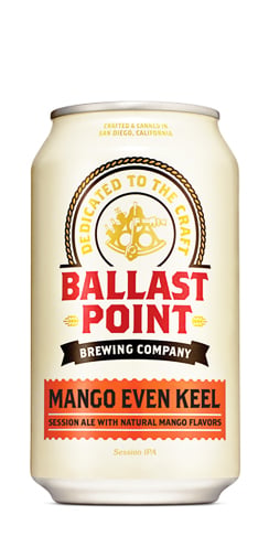 Mango Even Keel Ballast Point Beer