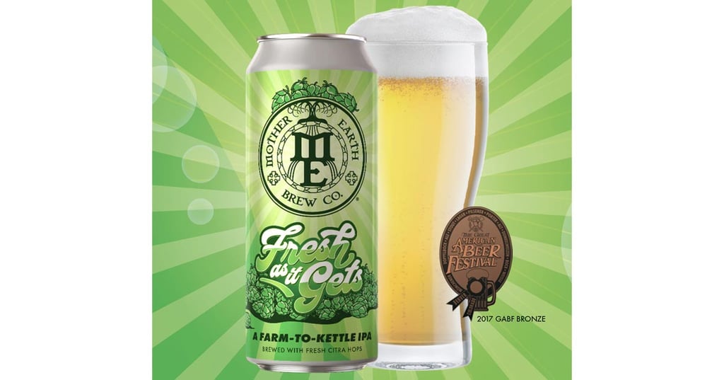 Mother Earth Brew Co. Releases Annual Fresh As It Gets Farm-to-Kettle IPA