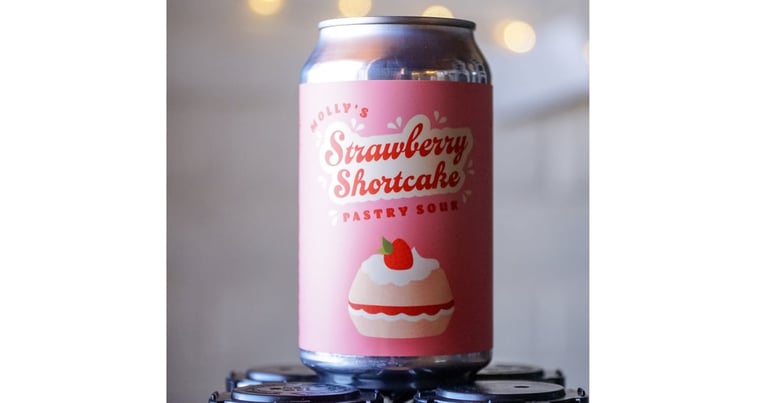 Molly's Spirits and Crooked Stave Collaborate on Strawberry Shortcake Pastry Sour