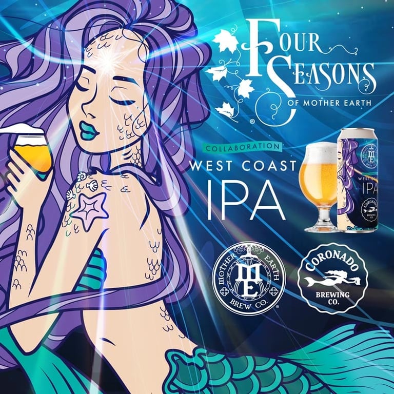 Mother Earth Brewing Co. Collaborates with Coronado Brewing for Four Seasons Summer 2024