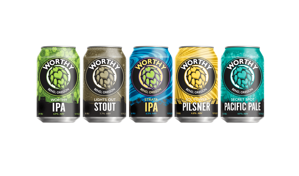 Worthy Brewing Rebrands with Redesigned Cans