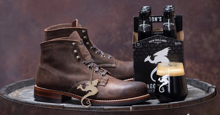 Wolverine Boots Releases New Holland Dragon’s Milk-Themed Boot for Beer’s 20th Anniversary