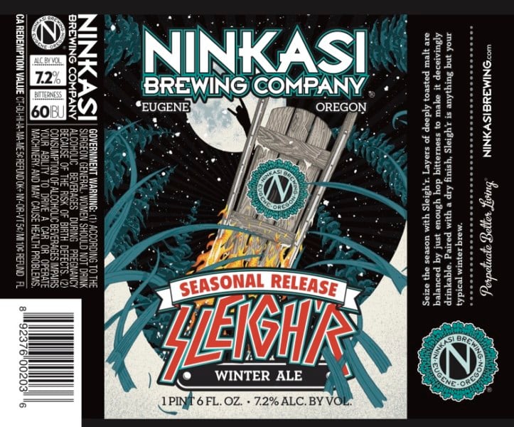 Ninkasi Reveals New Look for Sleigh’r