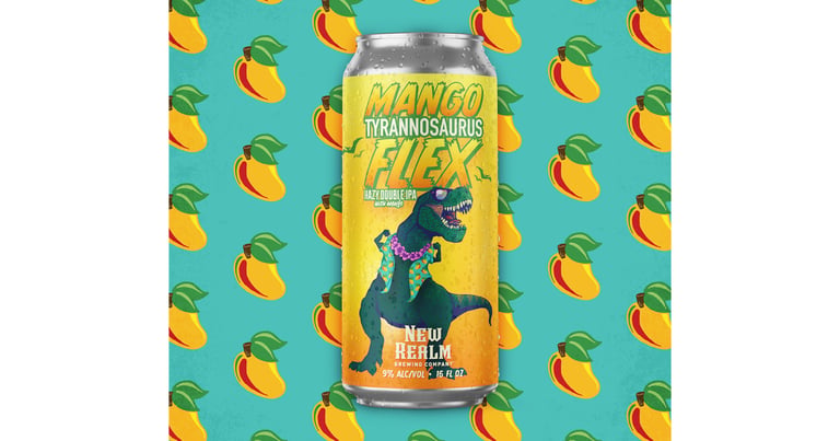 New Realm Brewing Introduces Mango Tyrannosaurus Flex Double IPA