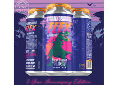 New Realm Brewing’s Tyrannosaurus Flex Returns for Third Anniversary
