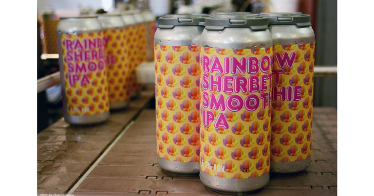 Oakshire Brewing Releases Rainbow Sherbet Smoothie IPA in Cans for First Time