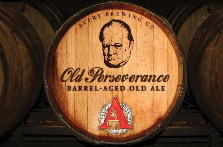 Old Perseverance Label Avery Beer