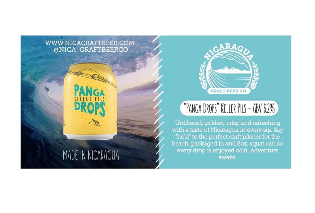 Nicaragua Craft Beer Co. Launches Panga Drops Keller Pils in North America