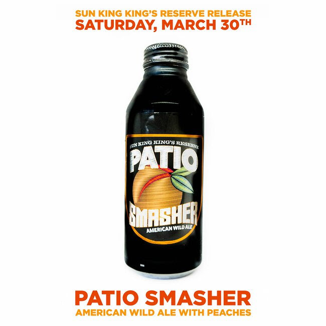 Sun King Brewing Patio Smasher Returns in King's Reserve Series