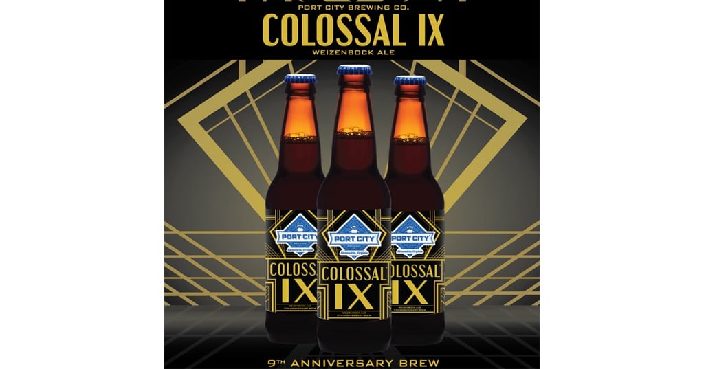 Port City Brewing Co. Celebrates 9th Anniversary with Colossal IX Weizenbock