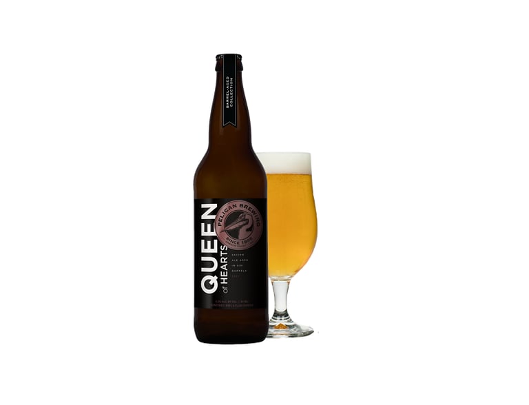Pelican Brewing Co. Debuts Gin Barrel-Aged Saison, Queen of Hearts