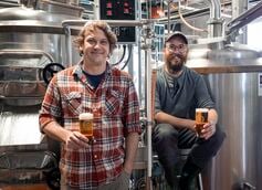 Highland Brewing Co. Pilot Brewer Josh Jiles (right) with Head Brewer Shane Cummings (left) Highland Brewing Co. Pilot Brewer Josh Jiles Talks High Pines