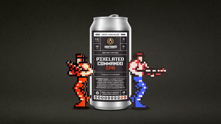Smartmouth Brings Back Pixelated Commando IPA