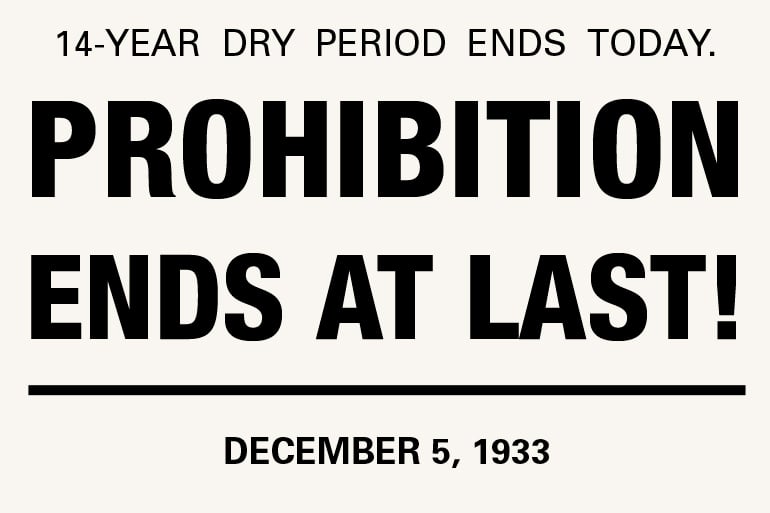 21st Amendment - December 5
