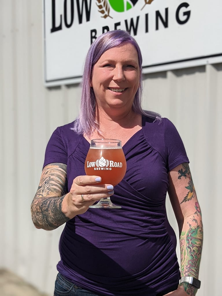 Low Road Brewing Co-Owner and Head Brewer Lynette Shoaf Talks Port Aged Barleywine